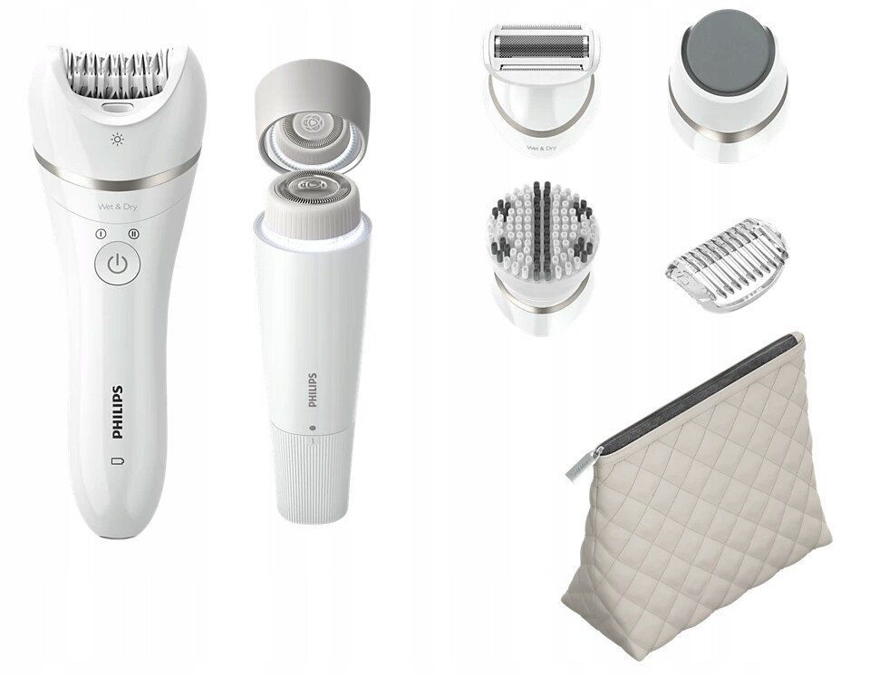 Sada depilátorů na tělo Philips BRE770/92 Bílá