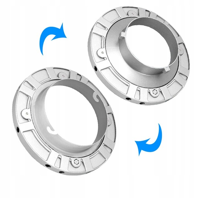 Upevnění Adaptéru 2v1 Bowens Elinchrom pro Softbox