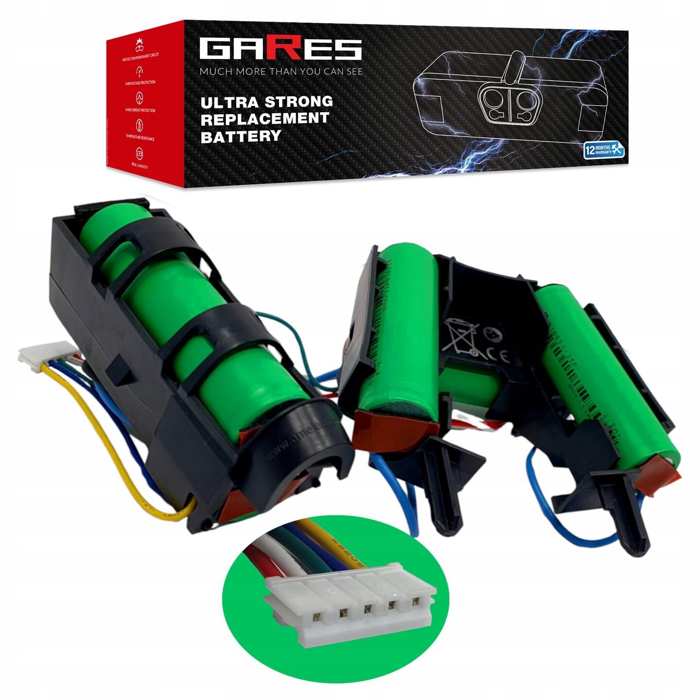 Akumulátor Gares pro Aeg AG3011 AG35POWER 18V 2,5Ah