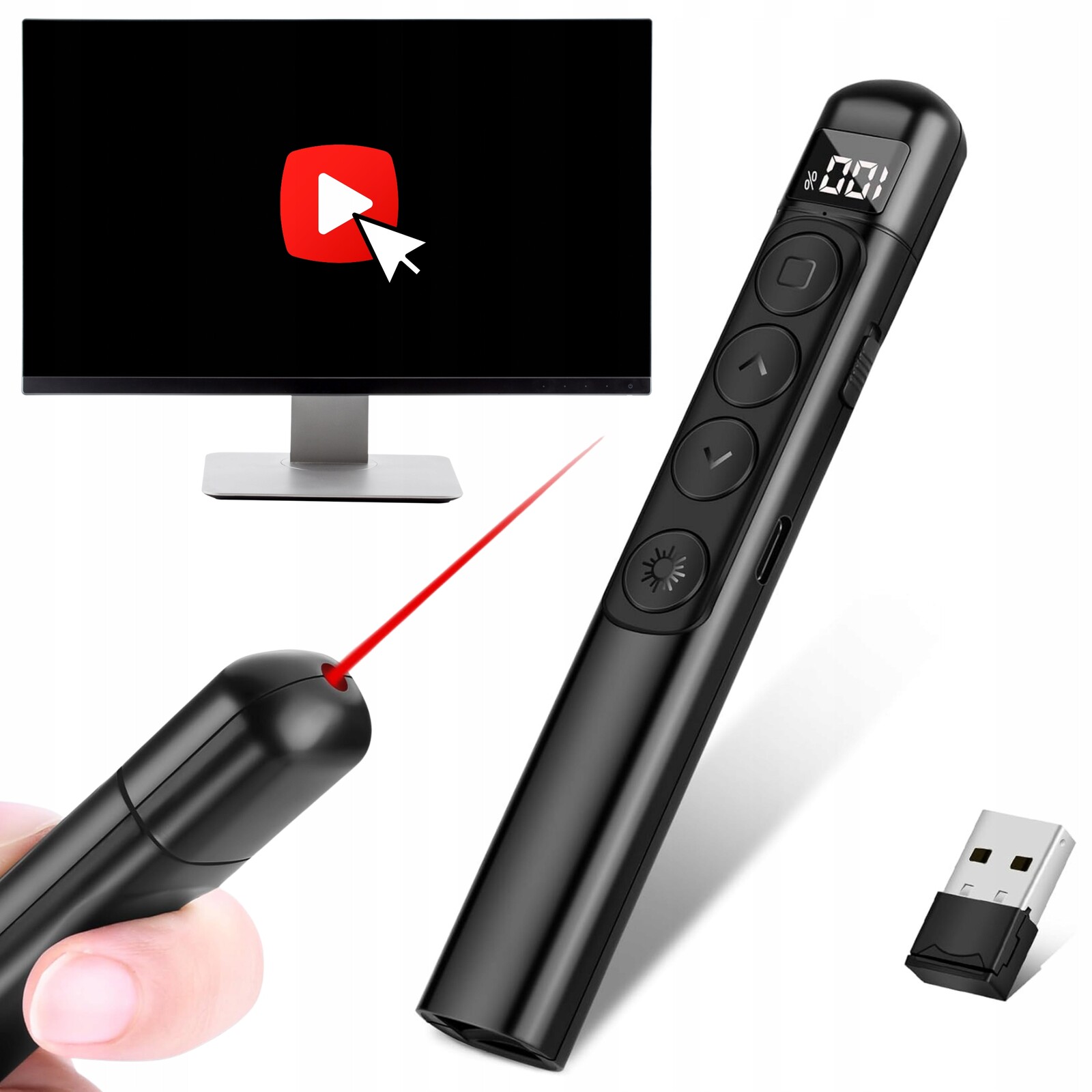 Pilot Laserové Ukazovátko Pro Prezentaci S7 Pouzdro Bonus