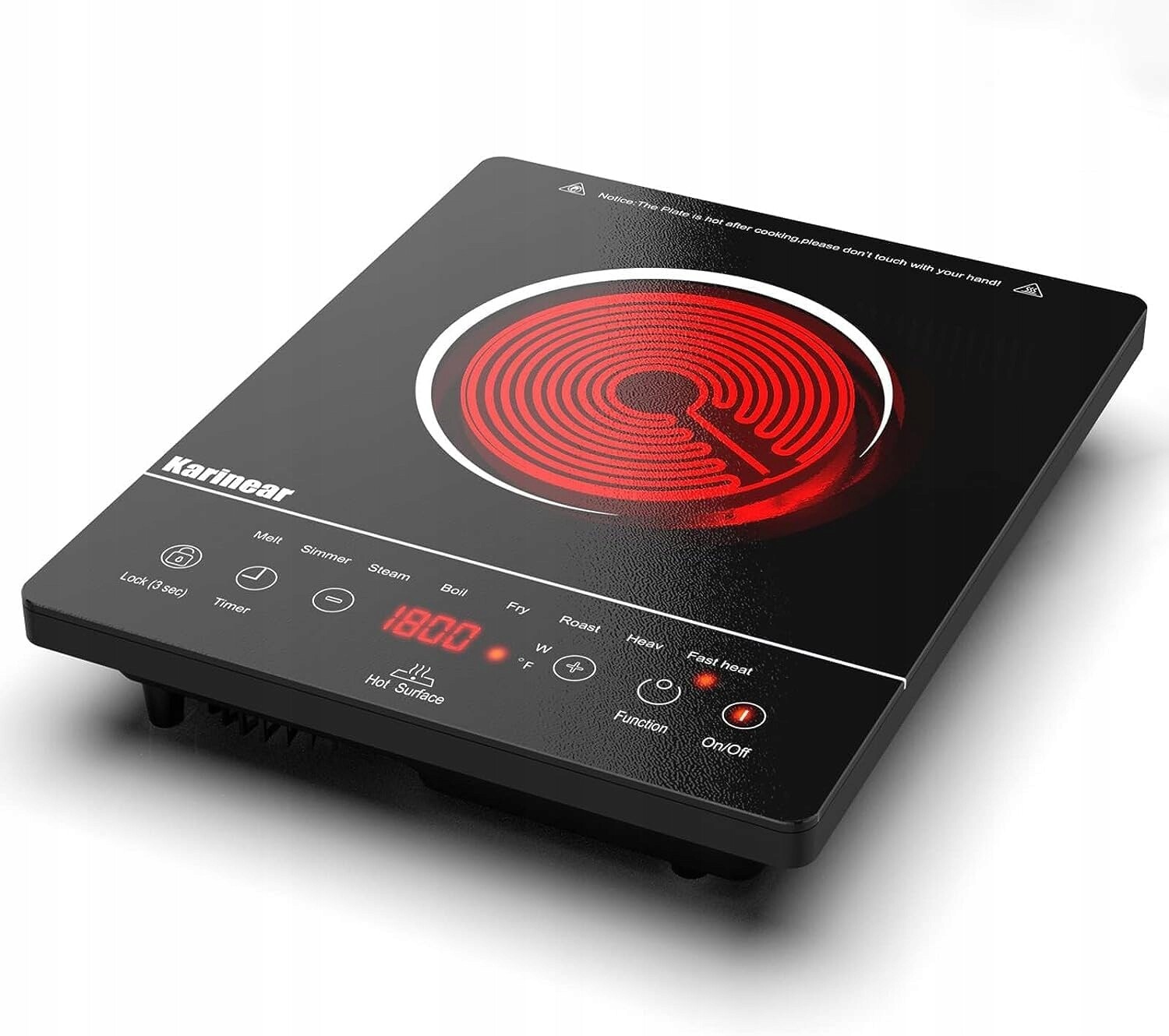 Karinear KNC-PF3011SGB keramická deska 1 pole