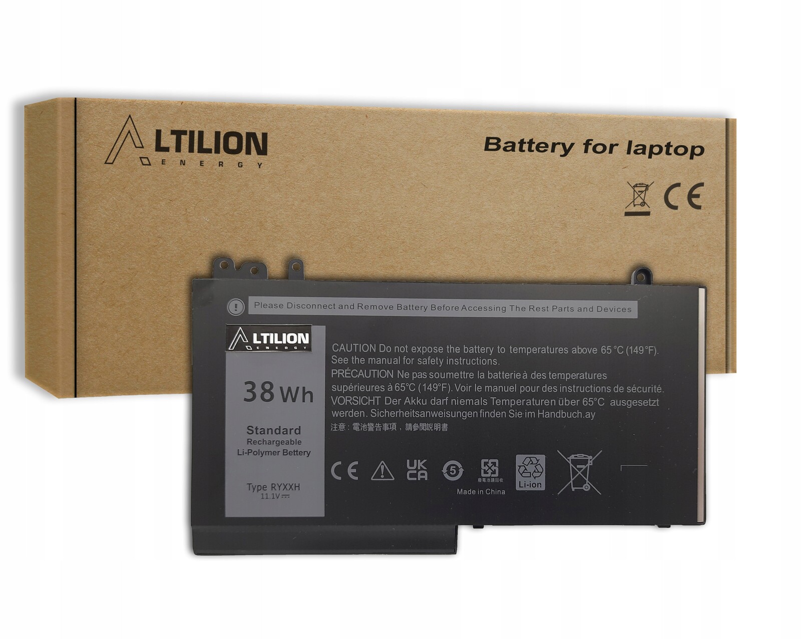 Baterie Ryxxh pro Dell Latitude E5250 E5450 E5550 3150 3160