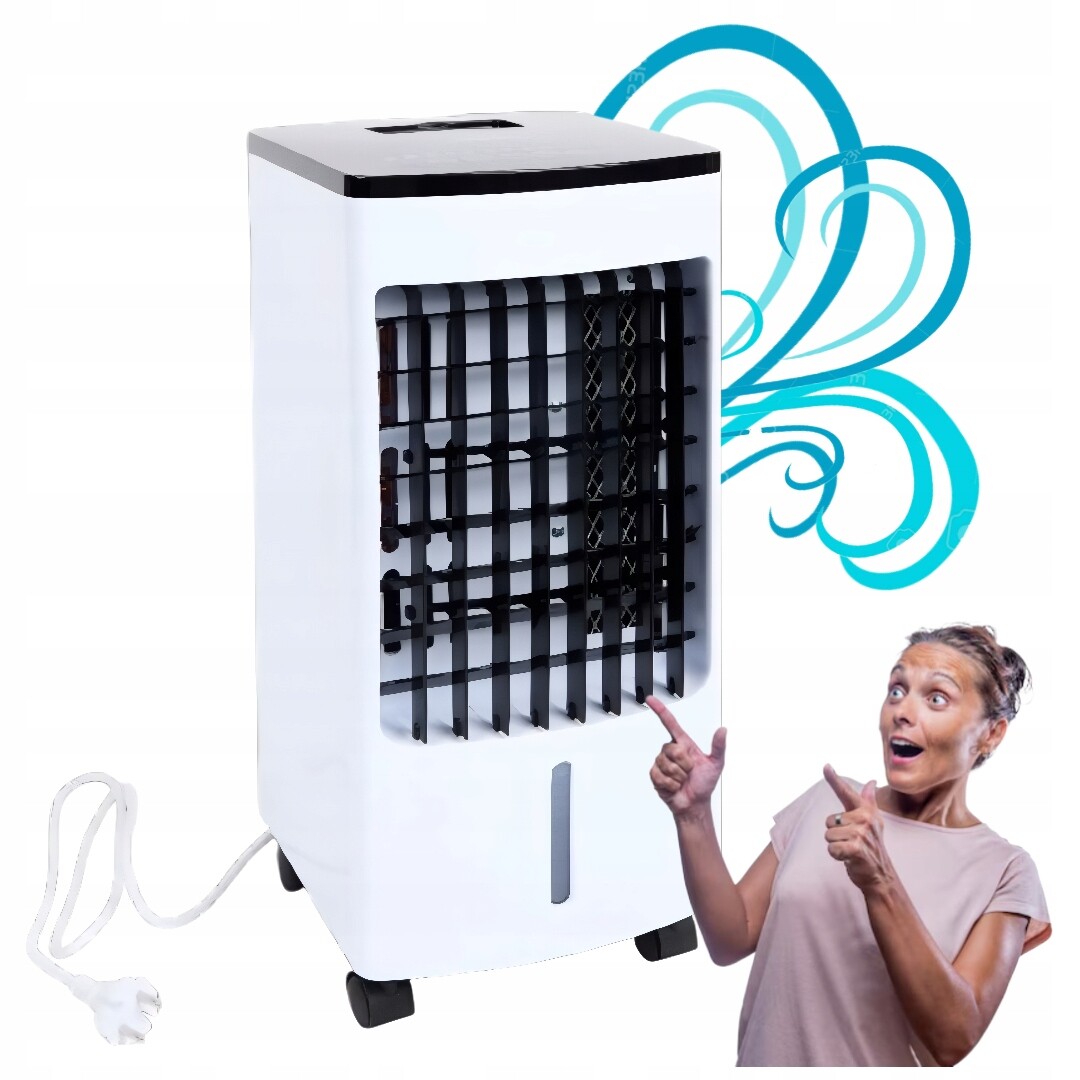 Domácí Klimatizace Na Vodu Led Dálkové Ovládání Výkonný Mini Klimatizace 80 W