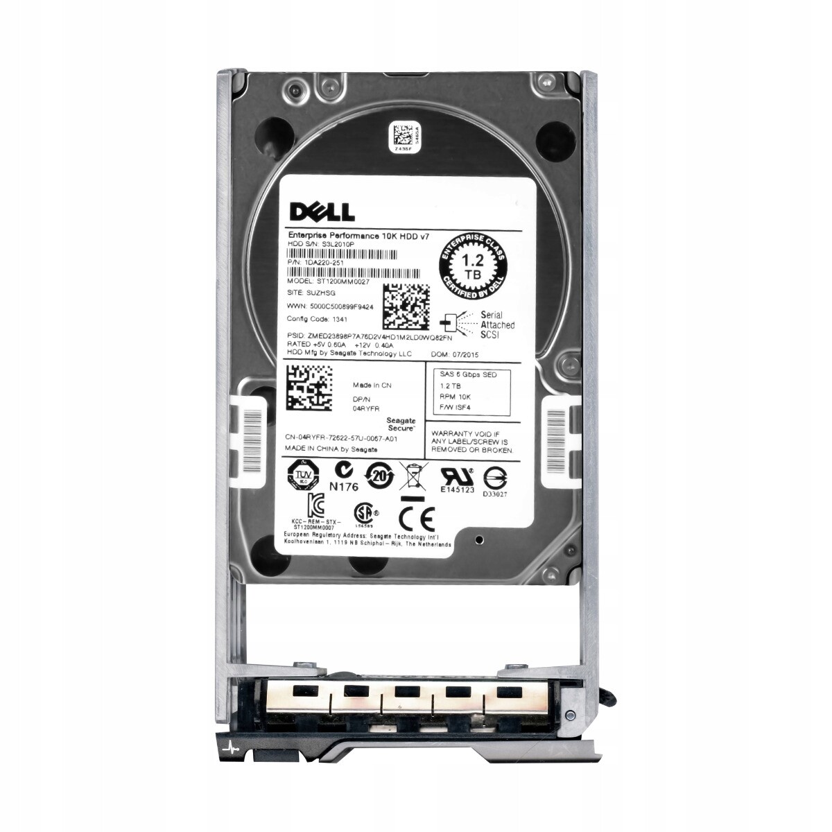 Dell 04RYFR 1,2 Tb 10K 64 Mb SAS-2 2,5'' ST1200MM0027