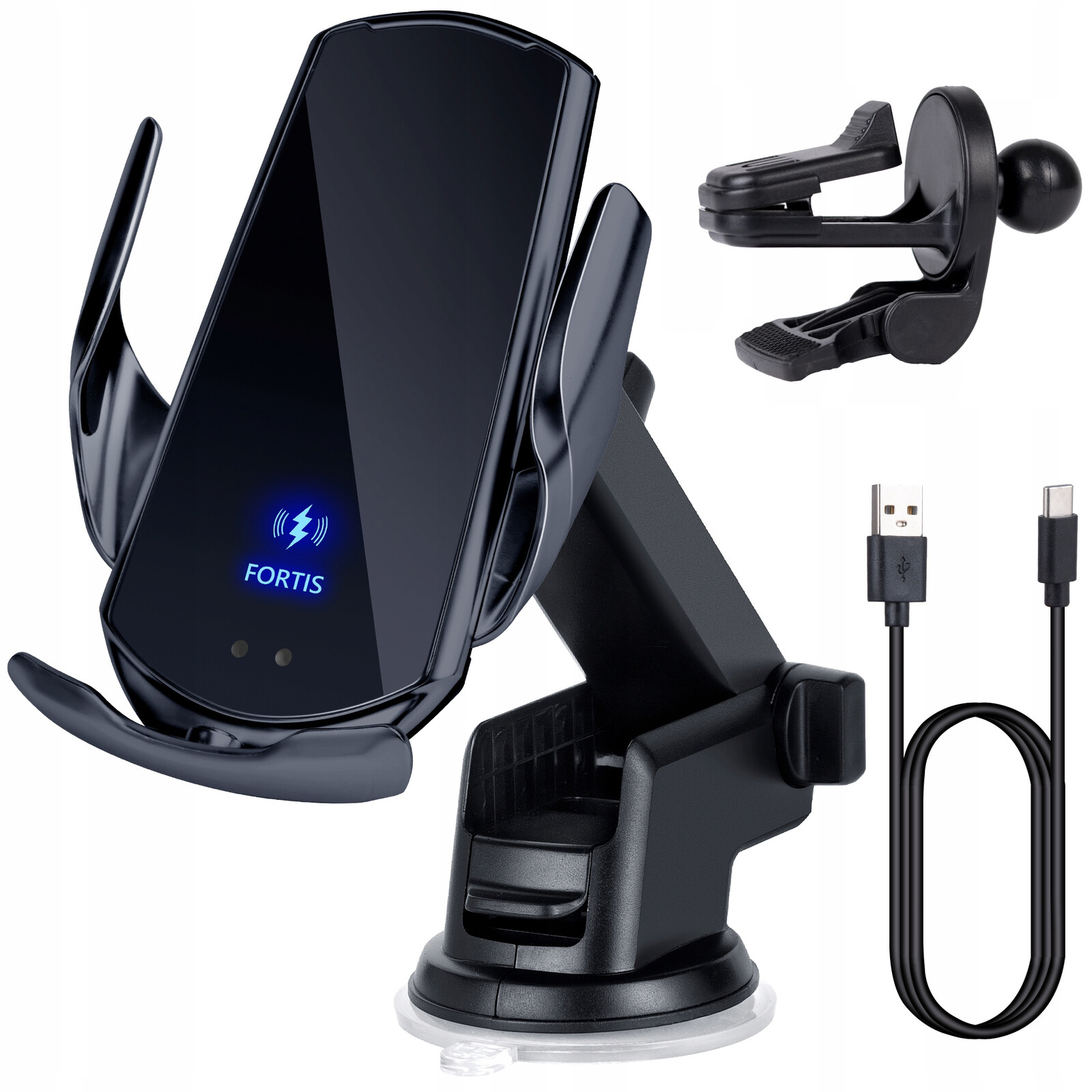 Držák Do Auta S Indukční Nabíječkou 15 W Pro Telefon Do Auta