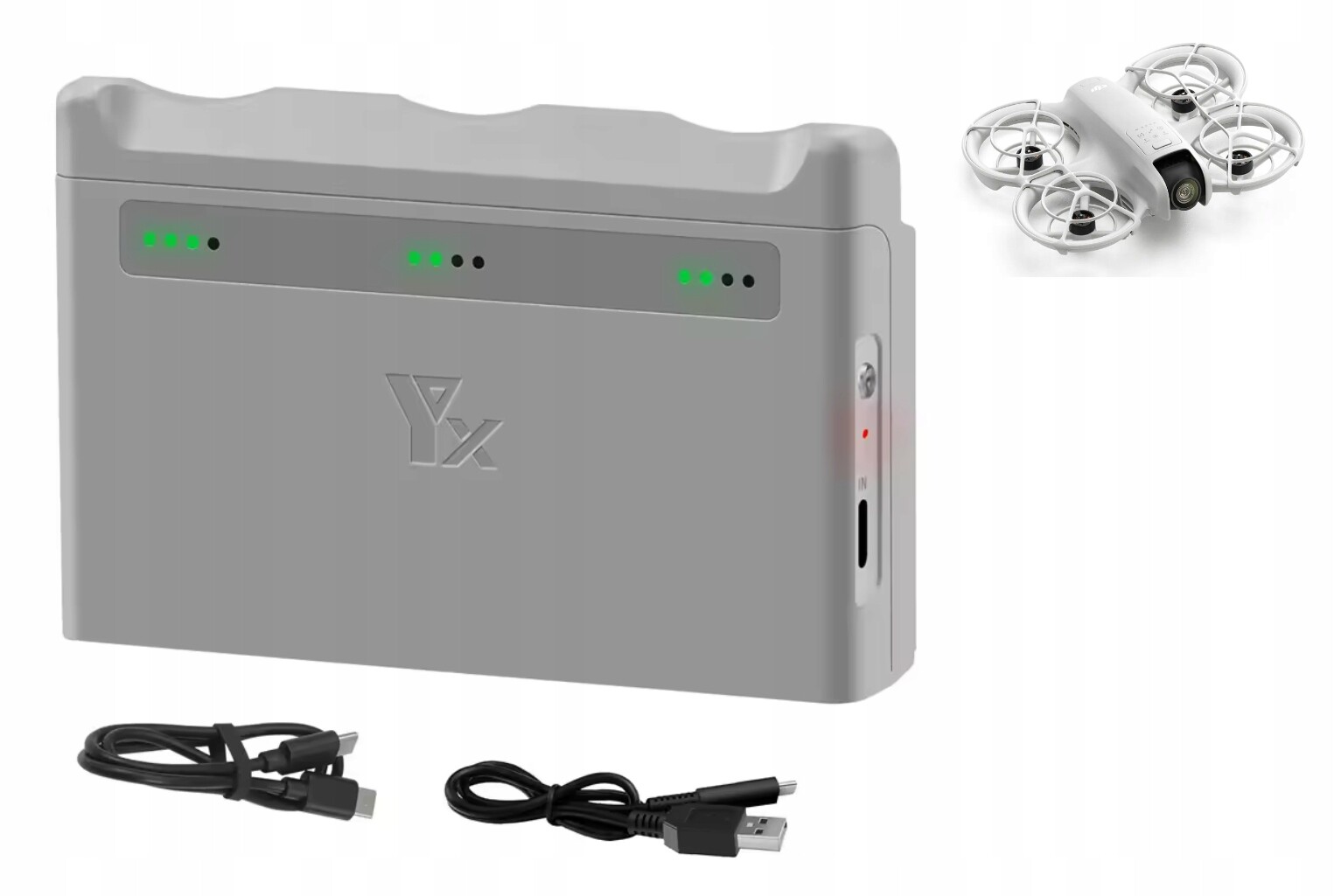 Nabíječka Hub dronu Dji Neo pro 3 akumulátory, rychlá funkce skladování