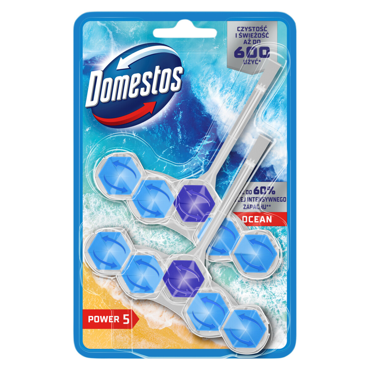 Domestos 2x50g Power 5 Wc kostka Ocean