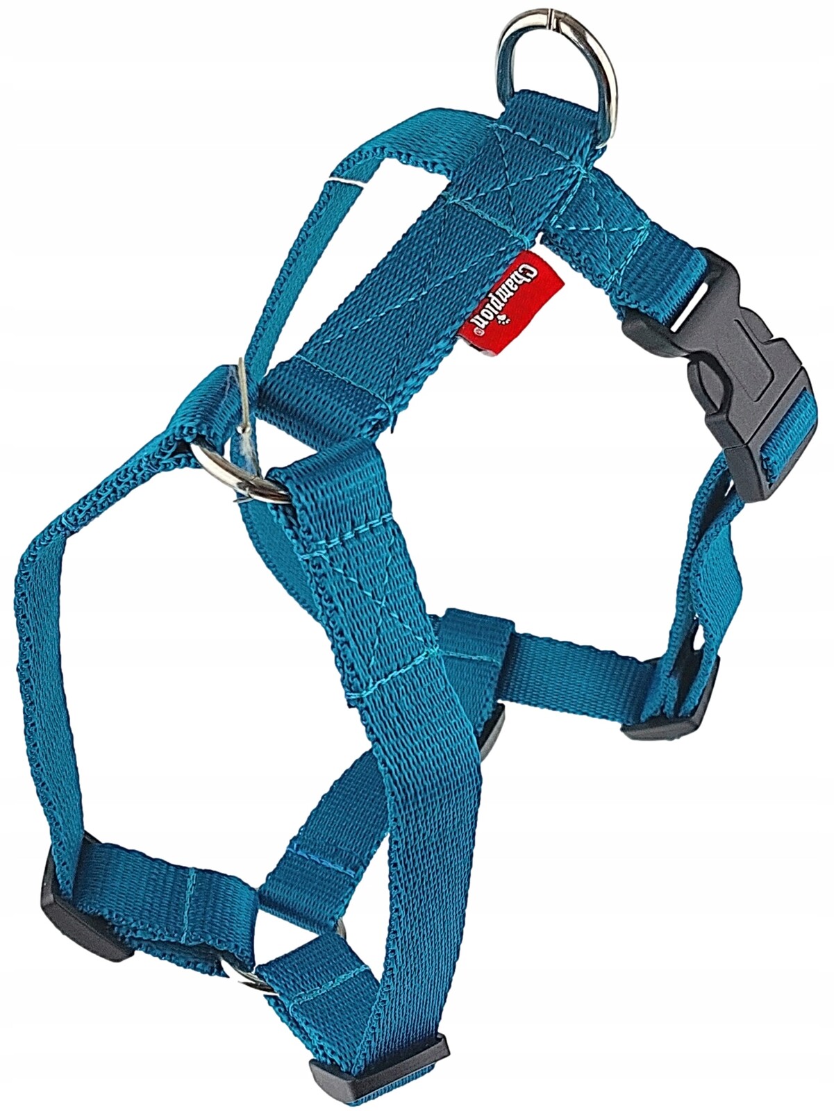Champion Postroj pro velkého psa Regulovatelná páska Guard 120 Tyrkysová