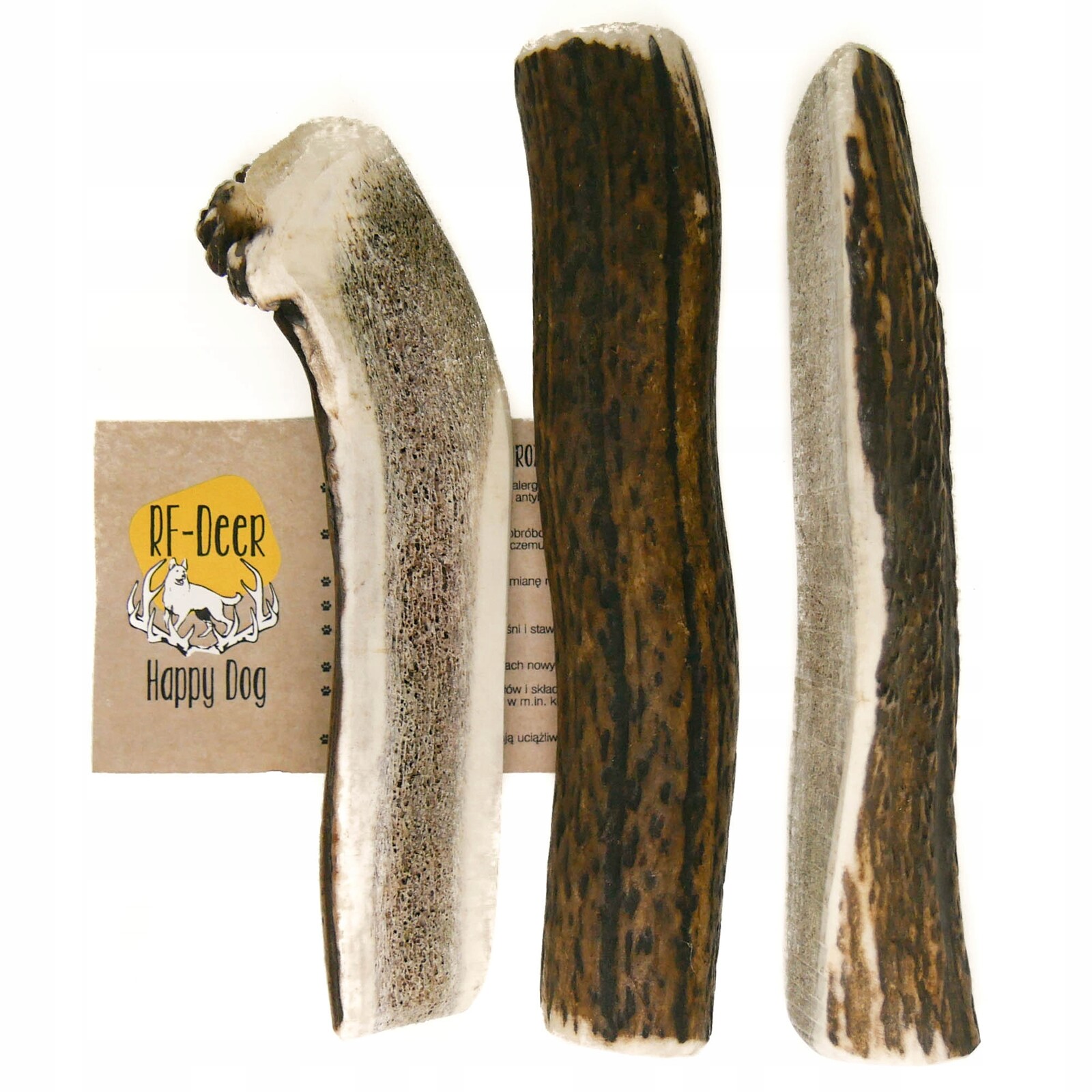 XXL Soft jelen 19-21 cm Přírodní kousátko, kousátka z paroží rohů, pro psa