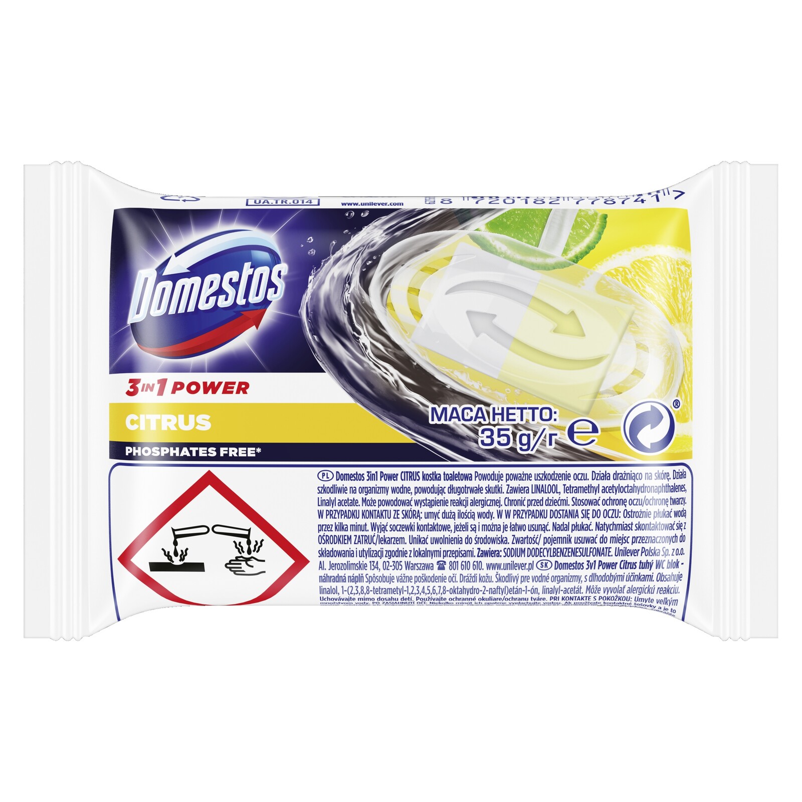 Domestos 35g 3v1 Kostka Uzl. Citrus