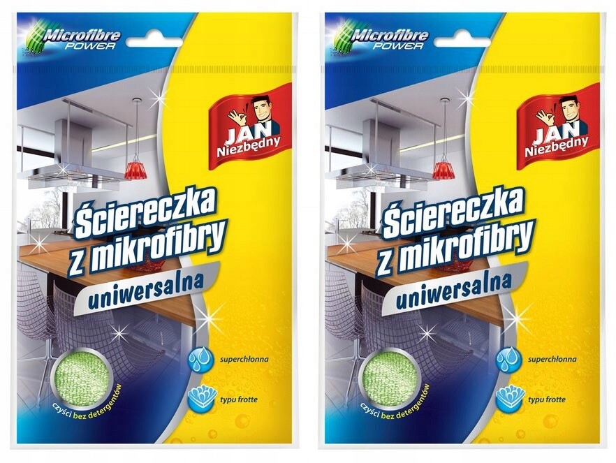 Utěrka z mikrovlákna (mikrofáze) Jan Niezbędny 2 ks