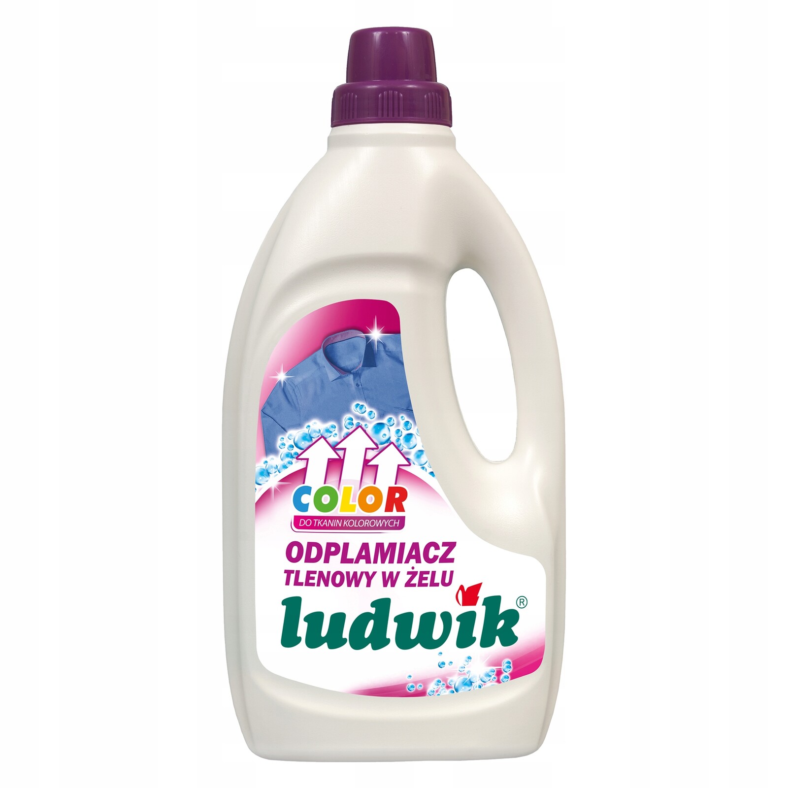 Ludwik Kyslíkový odstraňovač skvrn Gel Color 1L