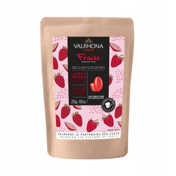 Čokoláda Ovocná Jahodová Inspiration Fraise Valrhona Luxus 250 g