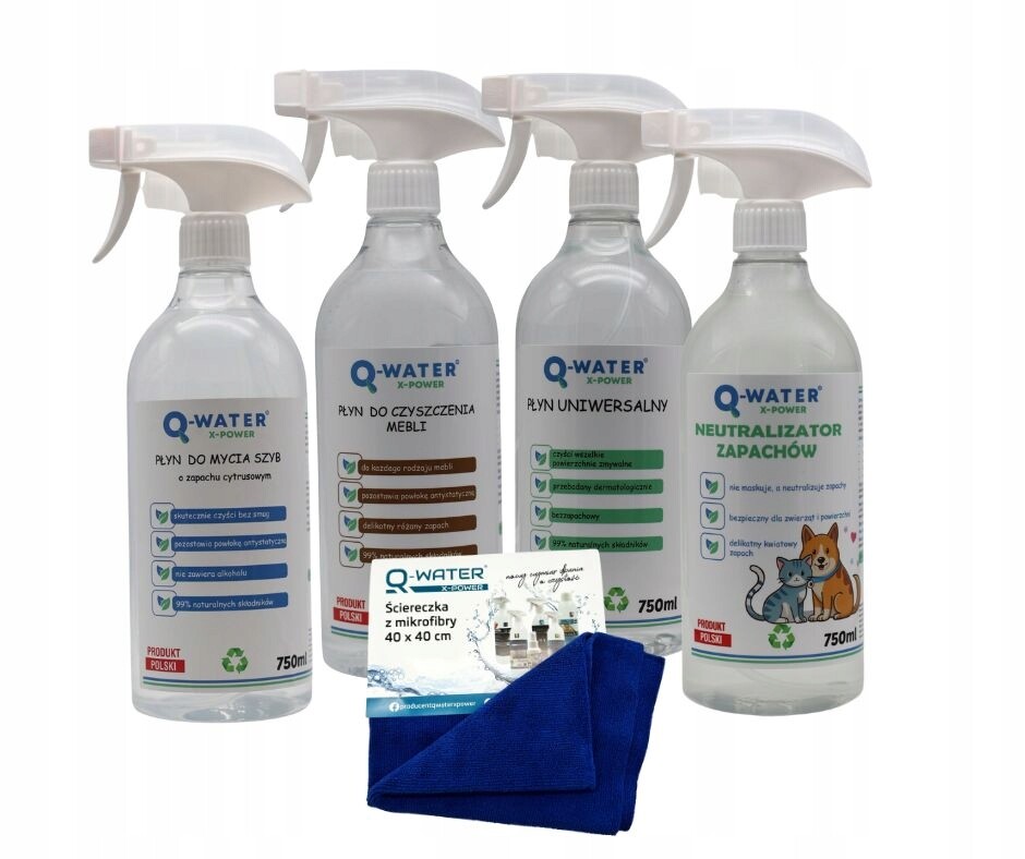 Sada 4 čisticích prostředků utěrka Bonus