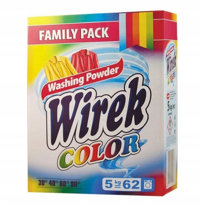 Prášek na barevné prádlo Wirek 5 kg