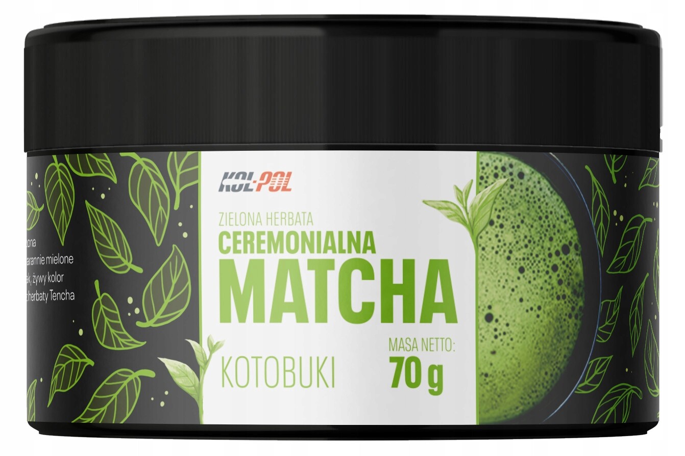 Obřadní Matcha Kotobuki 70 g Zelený čaj prémiové kvality Kol-Pol