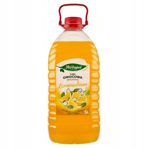 Ovocný sirup citronová spíž s vitamínem C 5L Herbapol citronový