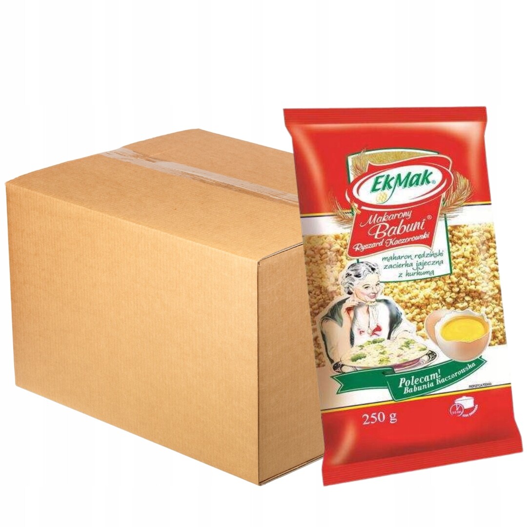 Eko Mak Makarony Babuni vaječná zátka 250 g x 24 kusů