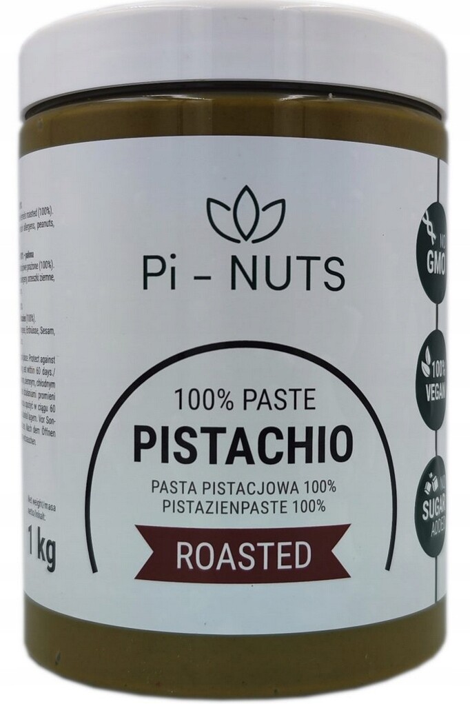 Pi-nuts Pasta z pražených pistácií 100% 1000 g