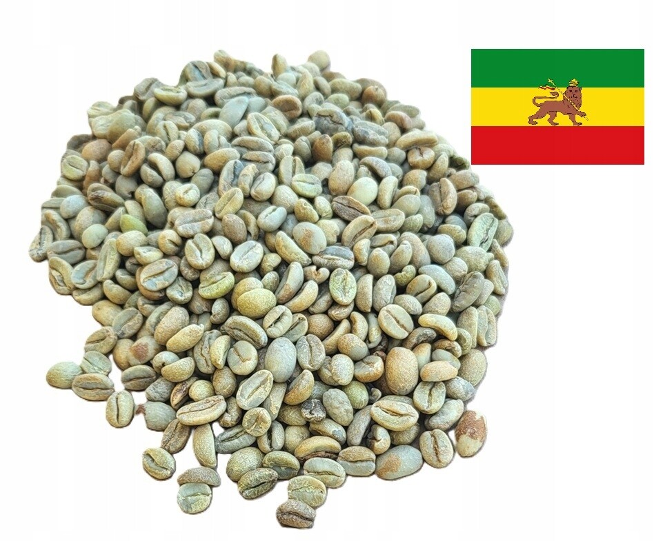 Káva Zelená nepražená Etiopie 1 kg Velké Balení