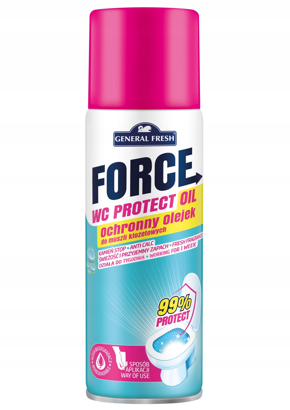 Force Spray Ochranný olej na Wc 200 Ml