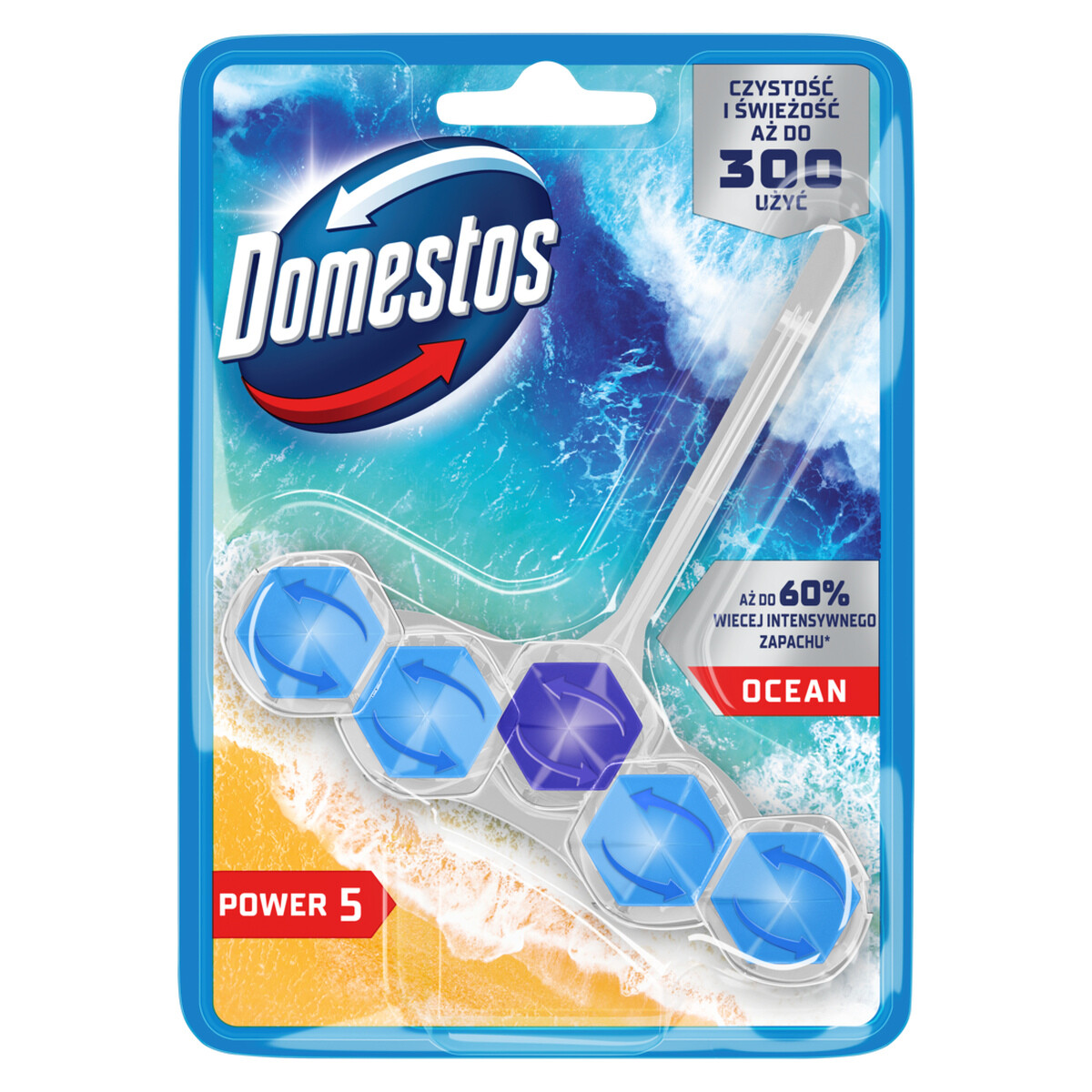 Domestos 50g Power 5 Wc kostka Ocean