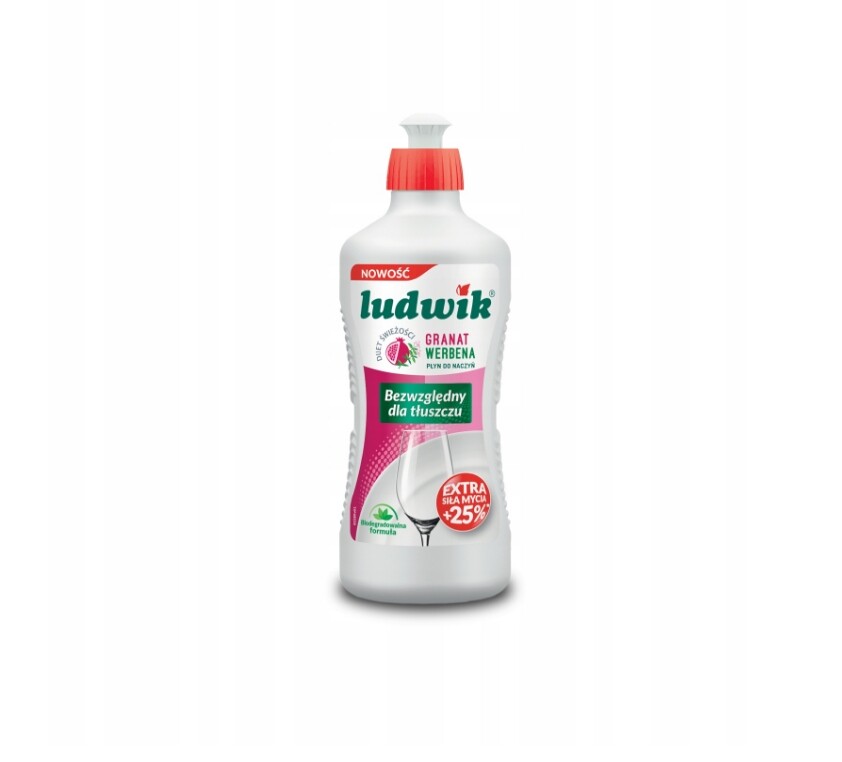 Tekutý prostředek na mytí nádobí Ludwik Granát 0,45 l