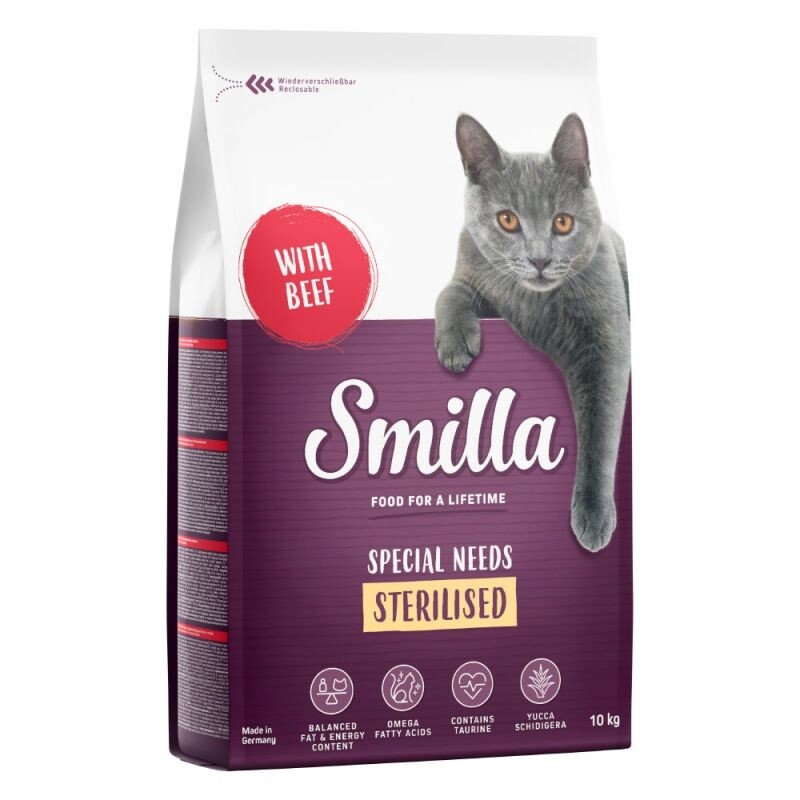 Smilla Adult sterilizované hovězí 10 kg