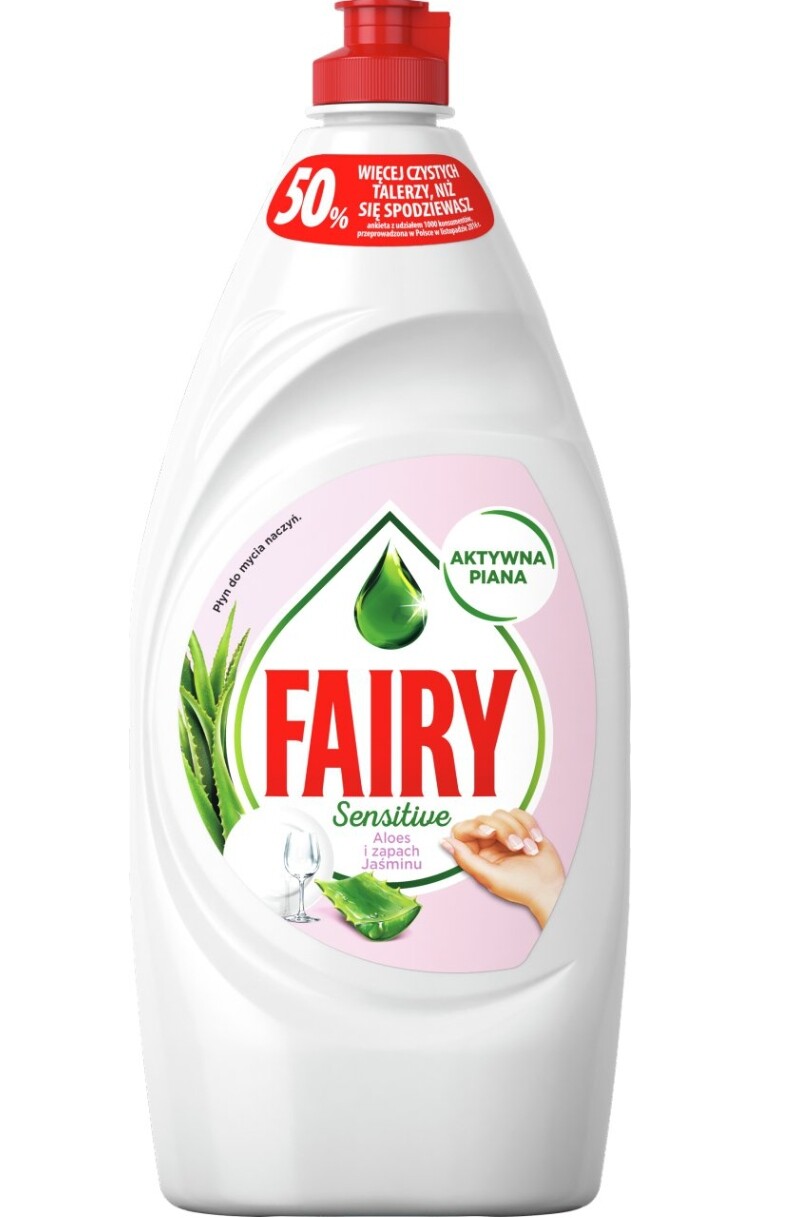 Fairy Sensitive Aloe Prostředek Na Mytí Nádobí 900 ml