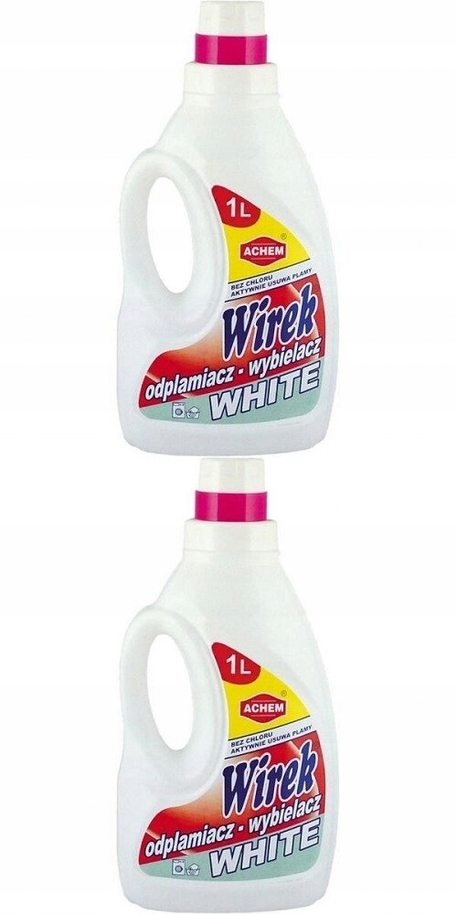 Wirek Odstraňovač Skvrn-bělidlo White 2x1L