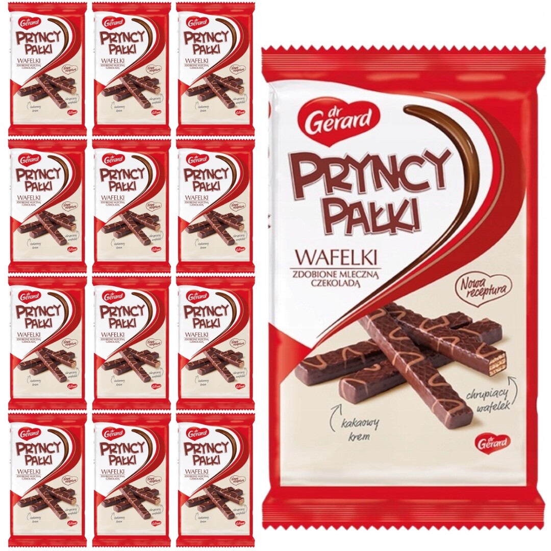 Dr Gerard Principy Oplatky zdobené mléčnou čokoládou 200 g x 12 kusů