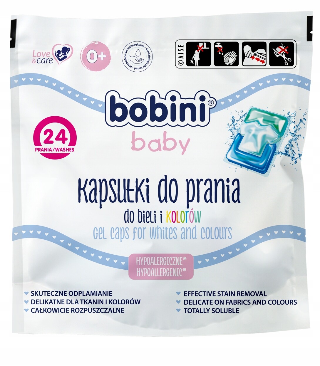 Kapsle na praní Bobini Baby 24 ks