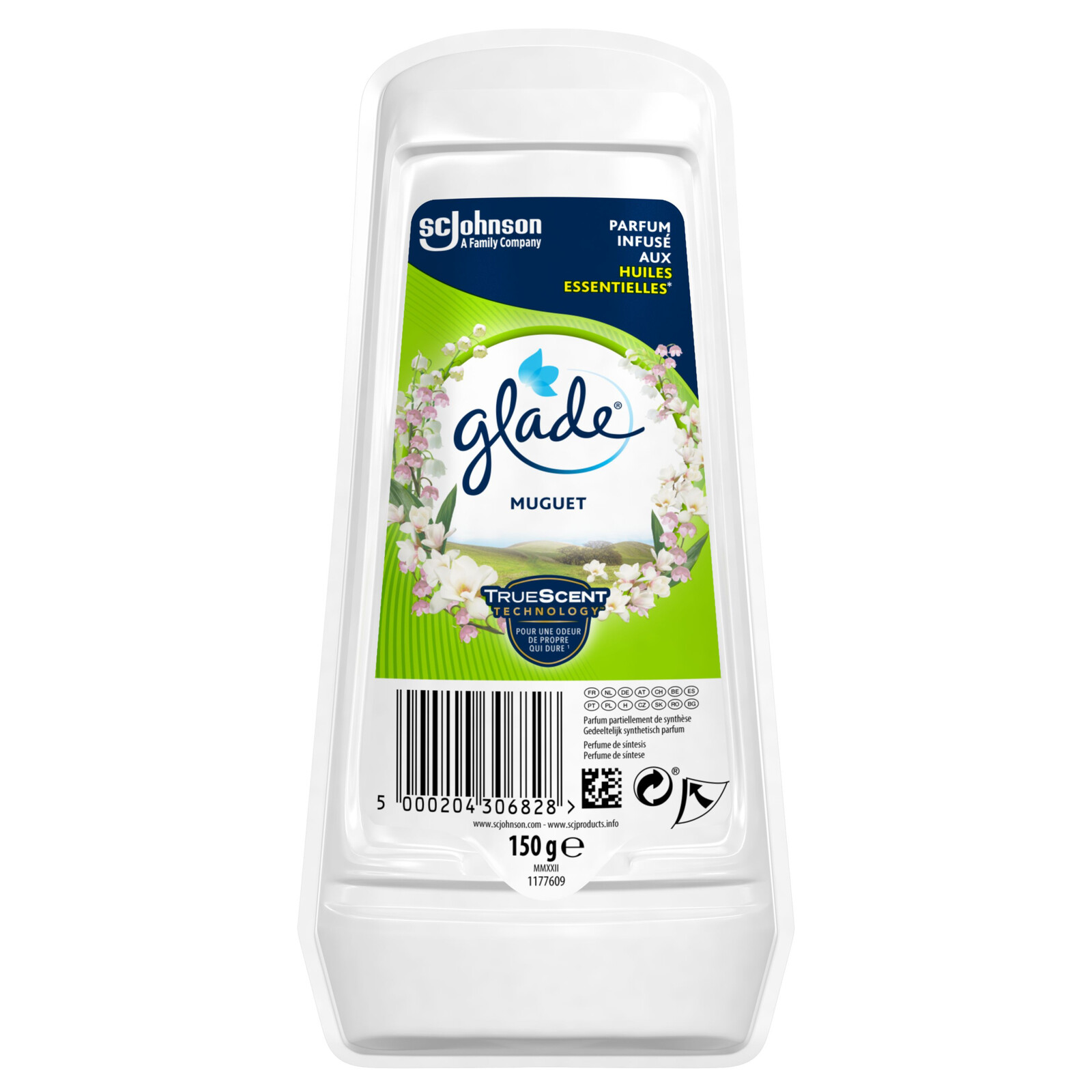 Osvěžovač vzduchu gelová náplň Glade 150 ml 150 g Konvalinka