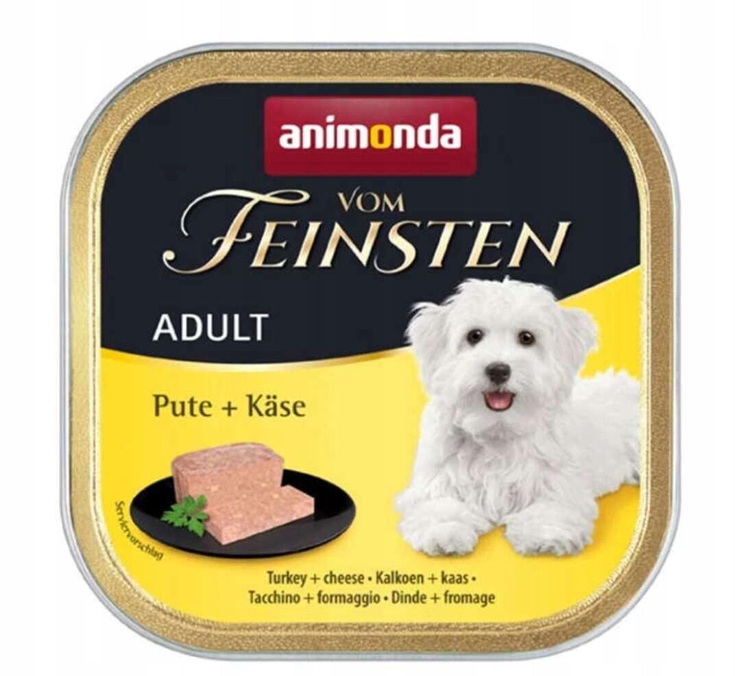 animonda vom Feinsten Adult 22 x 150 g - s krůtím a sýrem