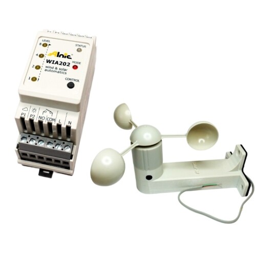 Větrná automatika Alnic WIA202S s větrným čidlem
