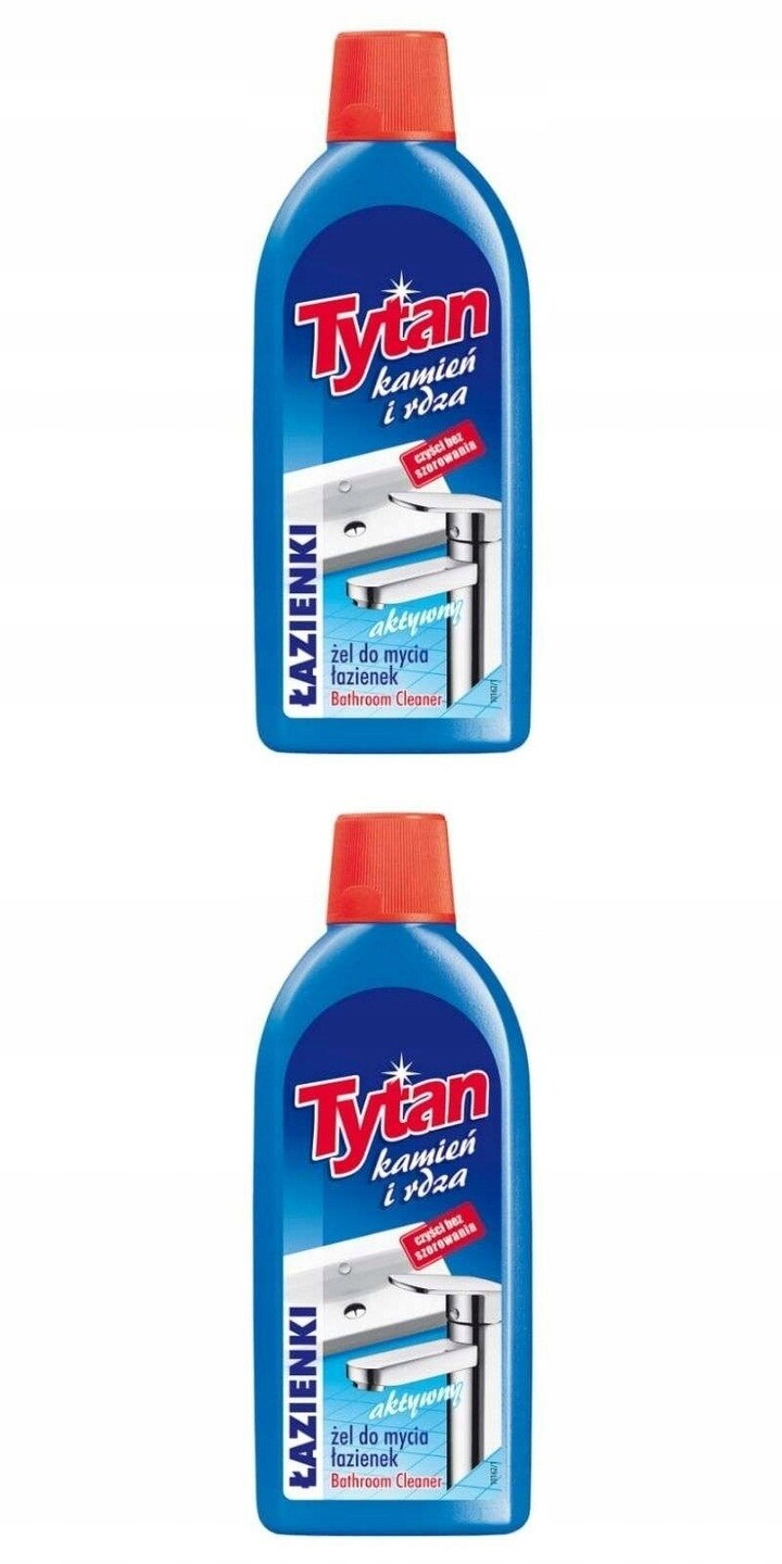 Tytan Aktivní Gel Do Koupelen Kámen A Rez 2x500G