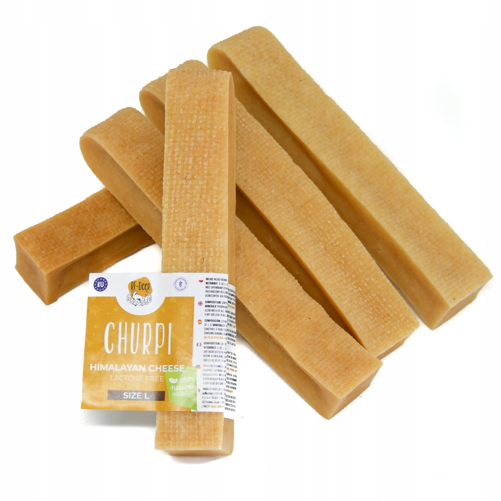 5 kusů Himalájský sýr L 400-500 g Kousátko zdravé psí pamlsek