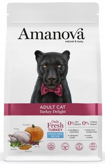 Amanova Cat Adult Turkey Delight krůta 4 kg