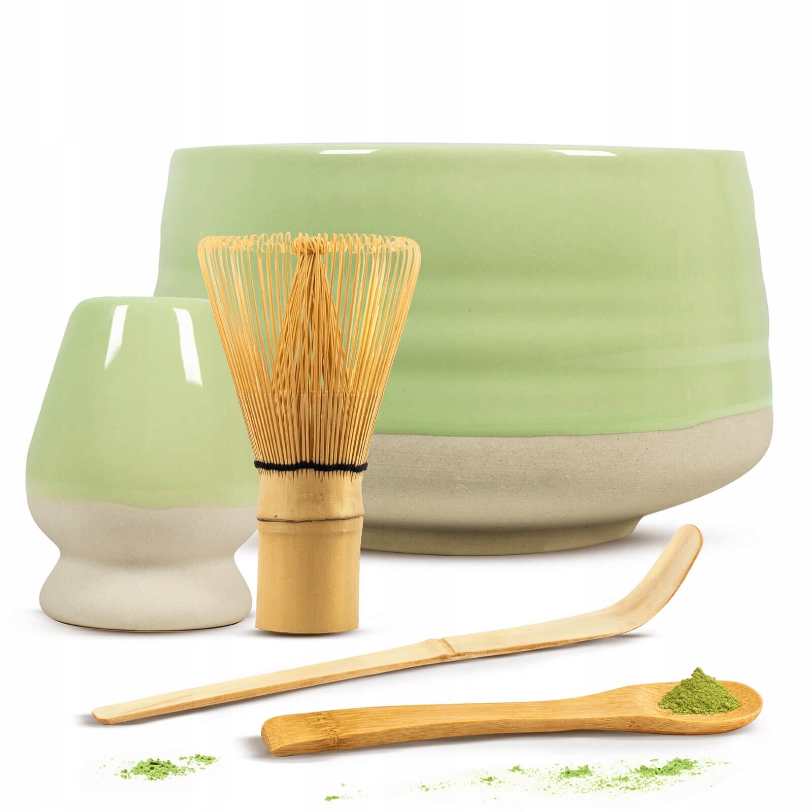 Sada příslušenství Kibou pro přípravu čaje Matchy Chasen Matchawan