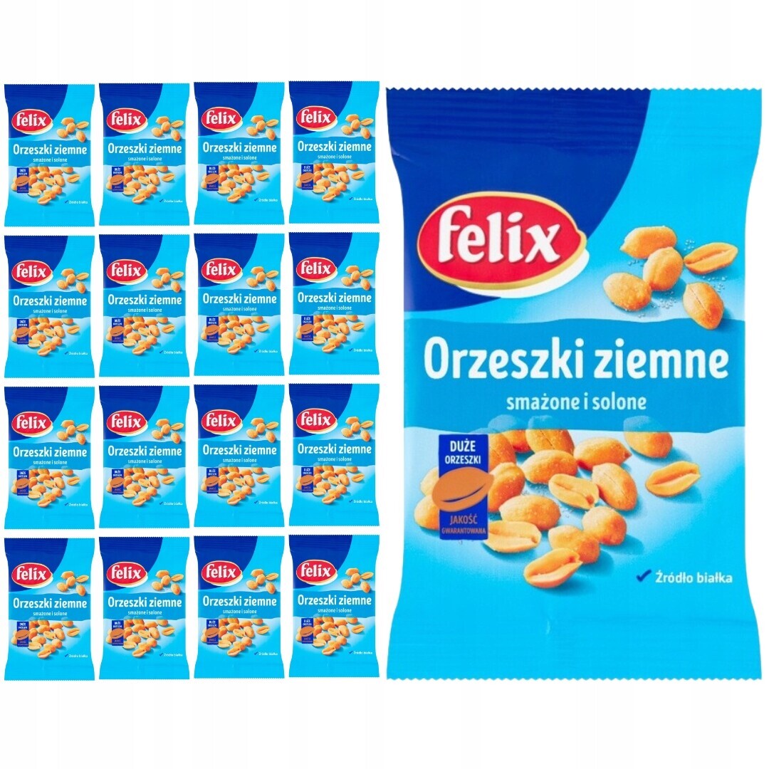 Felix Pražené arašídy 70 g x 16 kusů