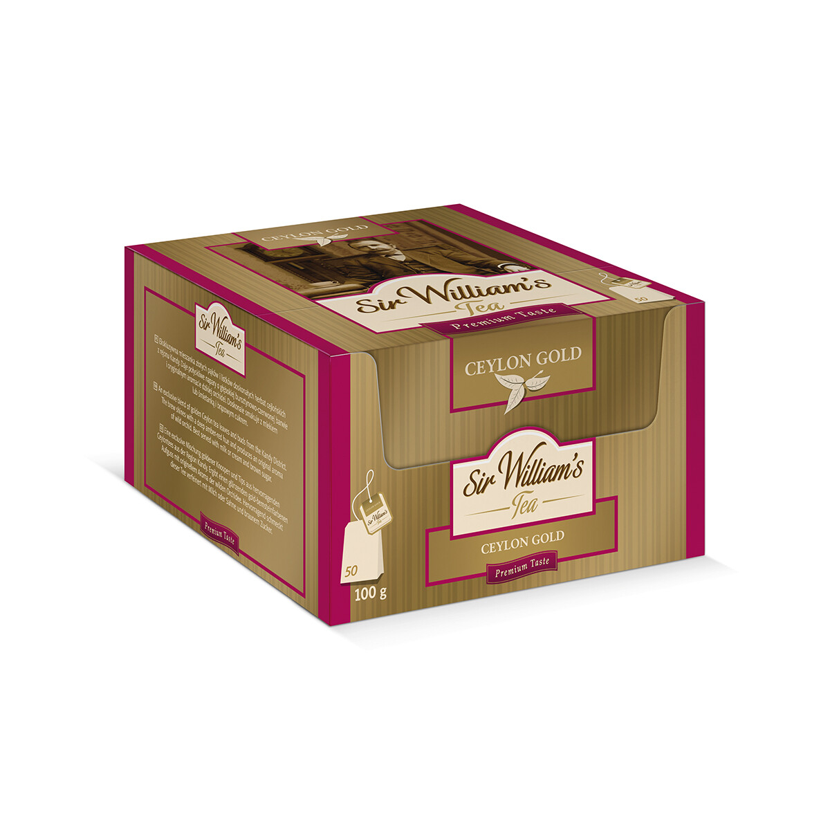 Černý instantní čaj Sir William's 100 g