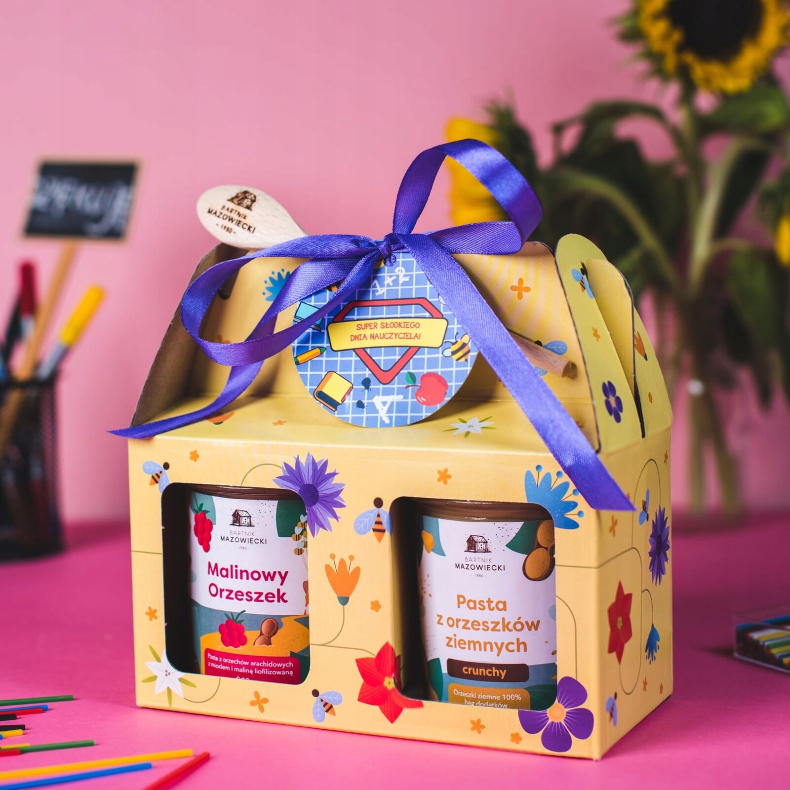 Sada dvou ořechových past na Den učitelů Bartnik Mazowiecki