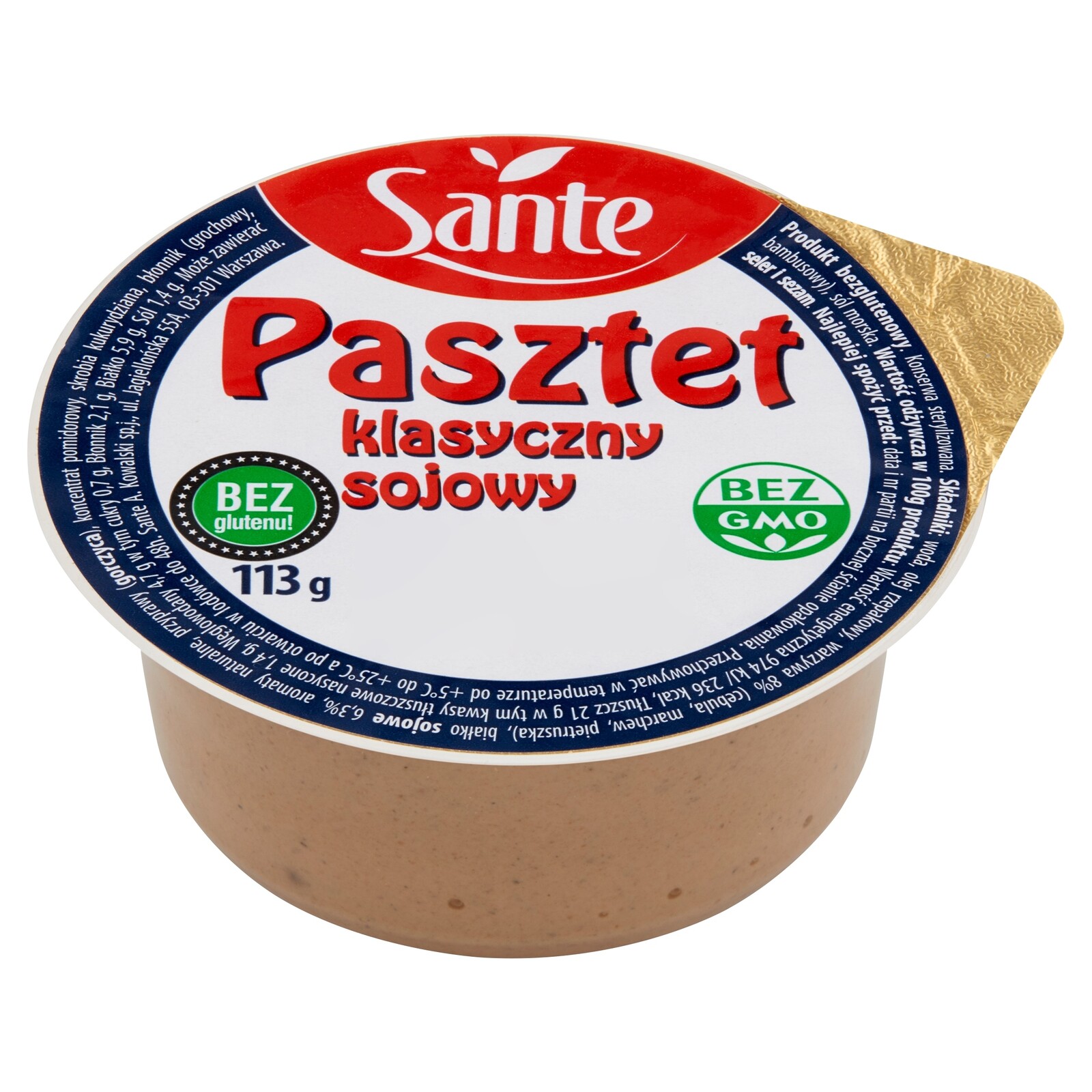 Klasická paštika Sante 113 g