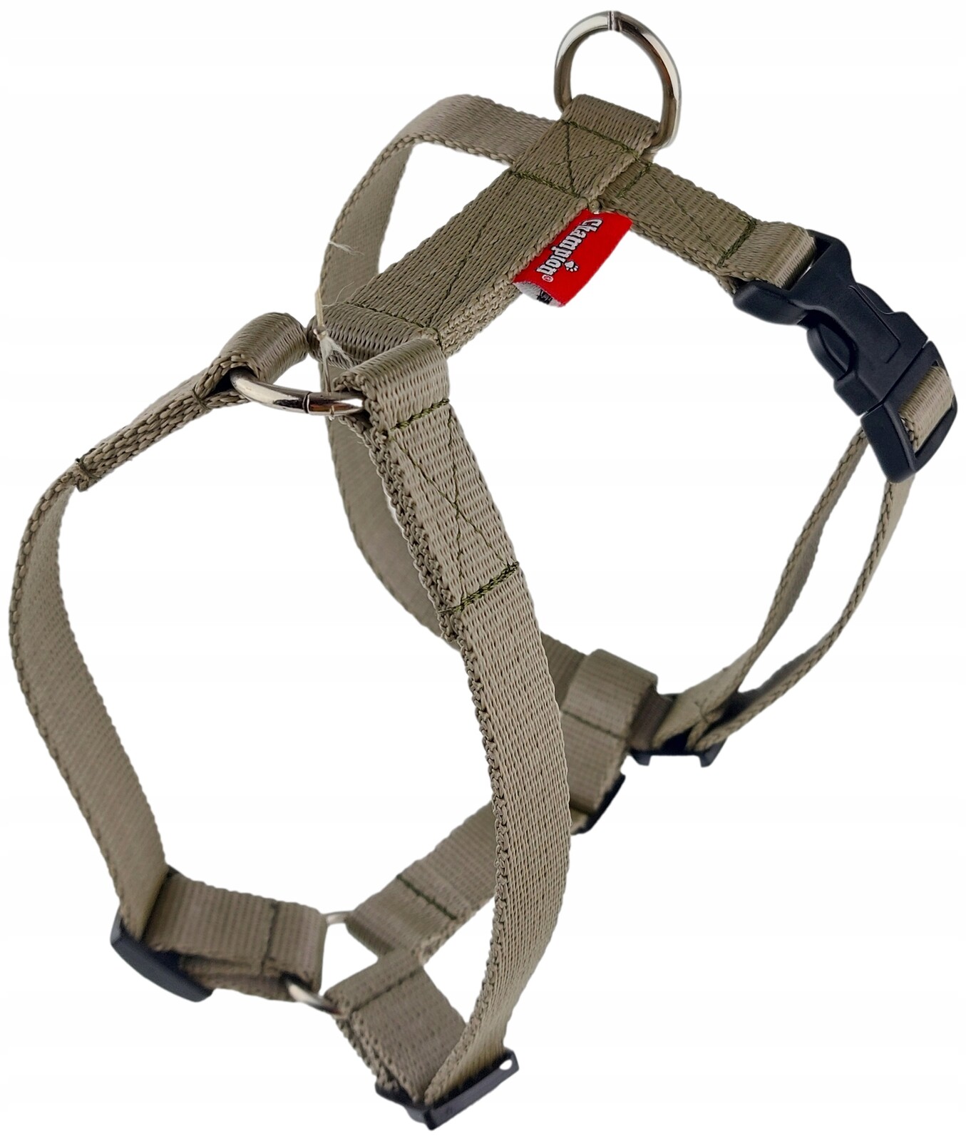 Champion Postroj pro velkého psa s nastavitelnou páskou Guard 120 Khaki