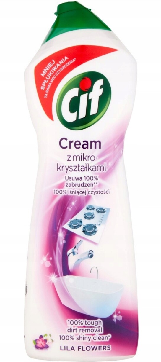 Cif Cream Lila Flowers Čisticí Mléko 780 G