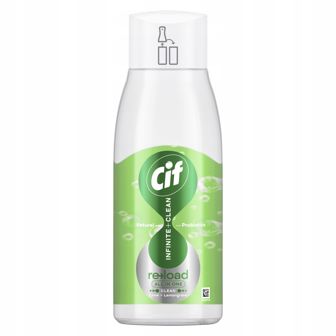 Cif Infinite Clean Doplňková Náplň Lime Lemongrass 590 ML