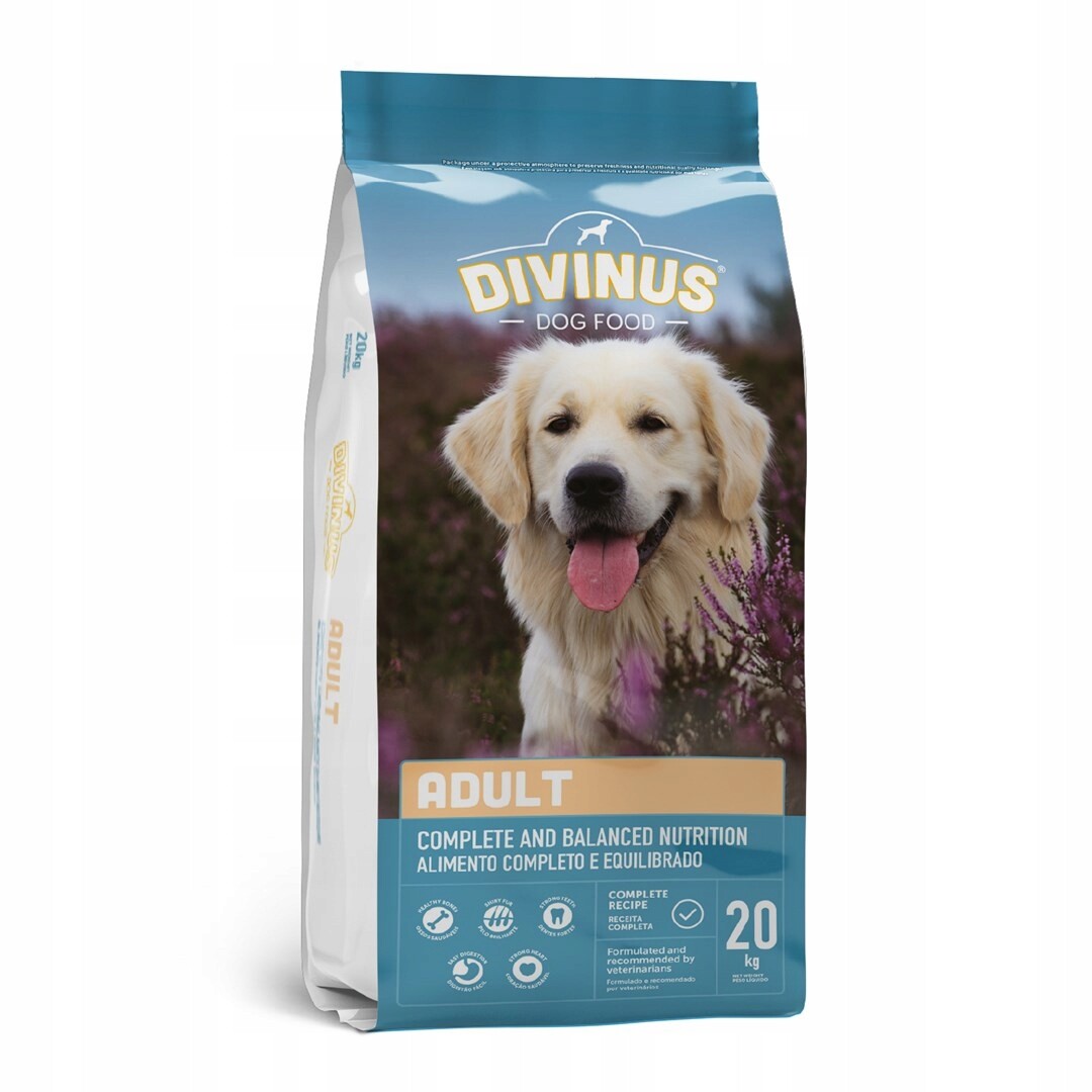 Suché Krmivo pro psy Divinus Adult pro dospělé psy Labrador Golden 20 kg