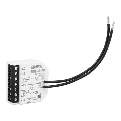 Ovládač žaluzií krabicový miniaturní ZAMEL SRP-01/M