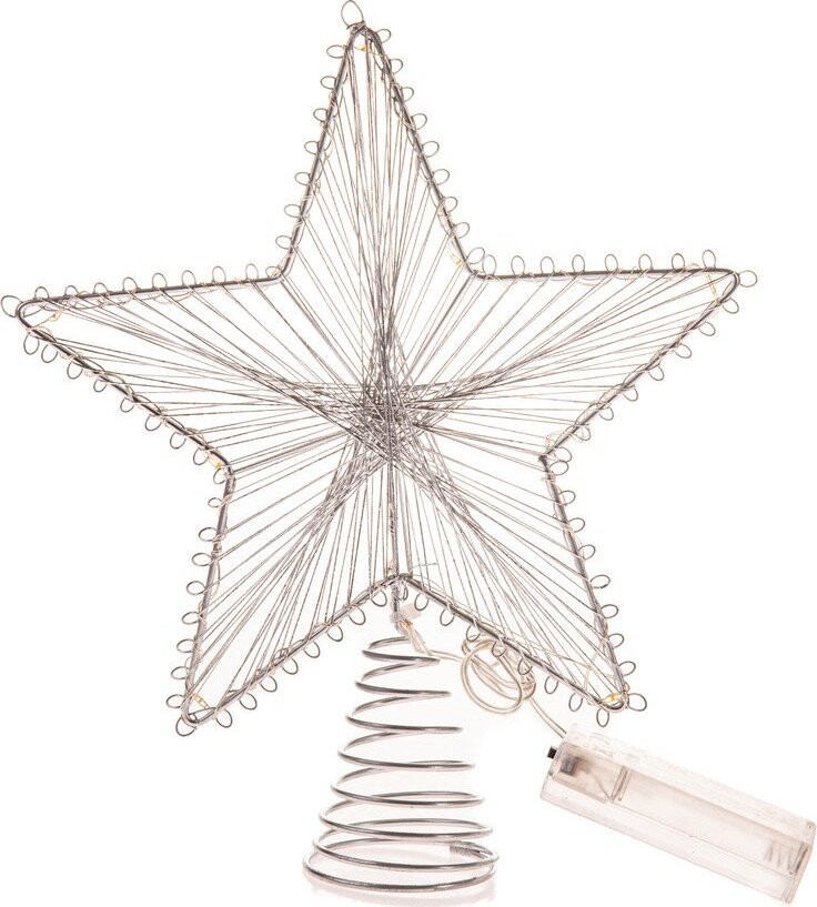 Světelná dekorace na baterky ve stříbrné barvě Startop – Dakls