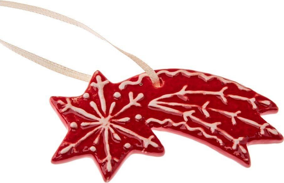 Keramická vánoční ozdoba 9 cm Gingerbread Comet – Dakls